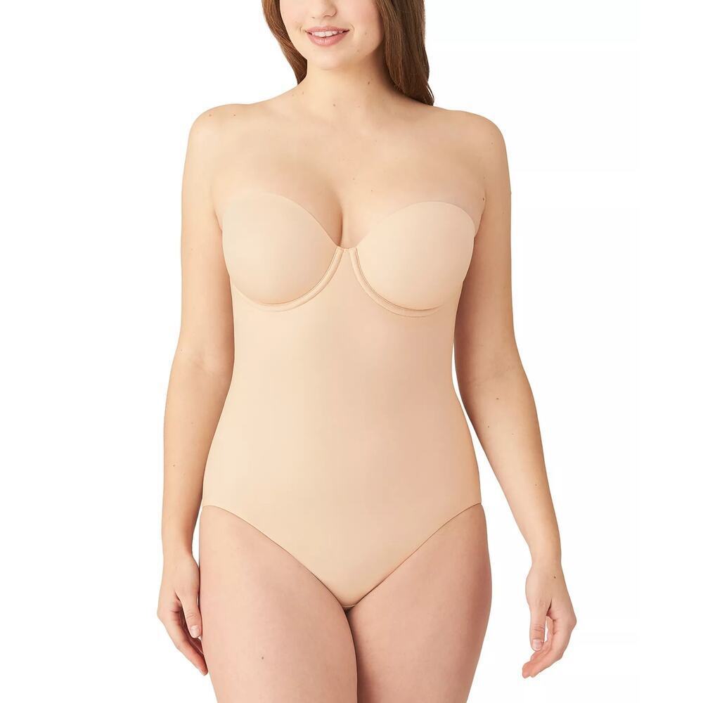 Wacoal Red Carpet Strapless Shaping Bodybriefer Naturally Nude Size 38D NWT
